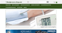 Desktop Screenshot of bloodpressure-shop.com